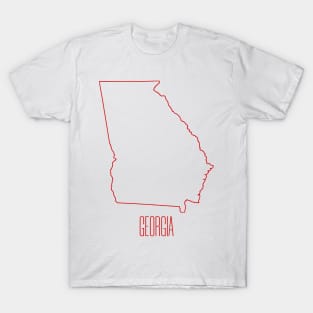 Georgia State Outline T-Shirt